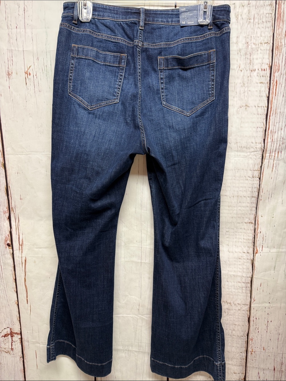 NWT J.Jill Flare Tremont Wash Jeans - Picture 3 of 8
